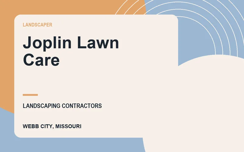 Joplin Lawn Care in Webb City, Missouri