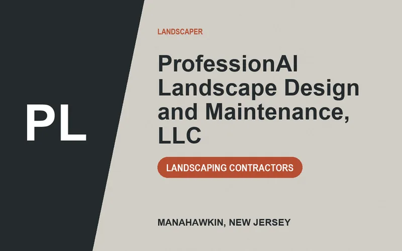 ProfessionAl Landscape Design and Maintenance, LLC in Manahawkin, New Jersey