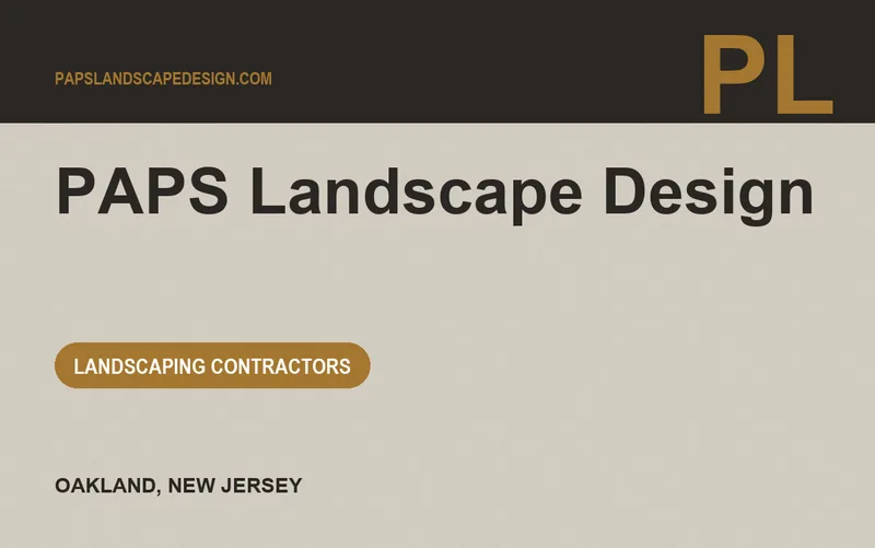 PAPS Landscape Design in Oakland, New Jersey