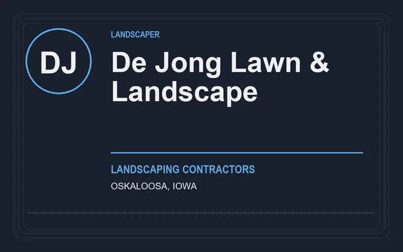 De Jong Lawn & Landscape in Oskaloosa, Iowa