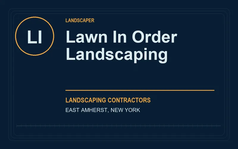 Lawn In Order Landscaping in East Amherst, New York