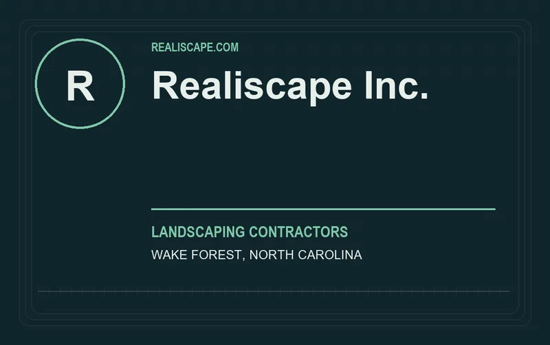 Realiscape Inc. in Wake Forest, North Carolina
