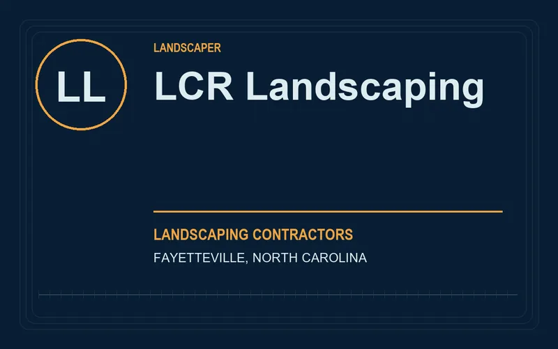 LCR Landscaping in Fayetteville, North Carolina