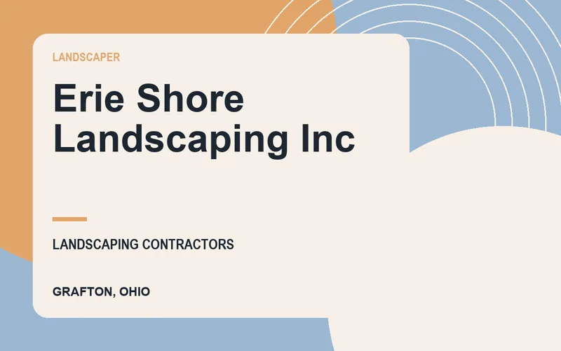 Erie Shore Landscaping Inc in Grafton, Ohio