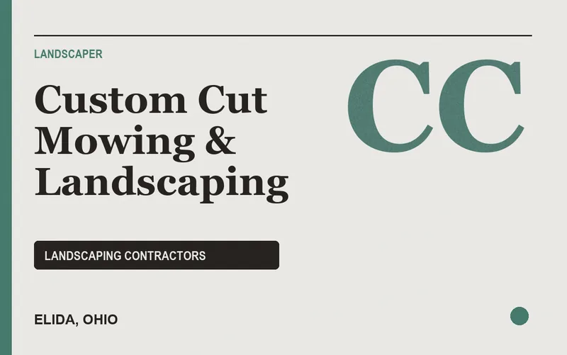 Custom Cut Mowing & Landscaping in Elida, Ohio