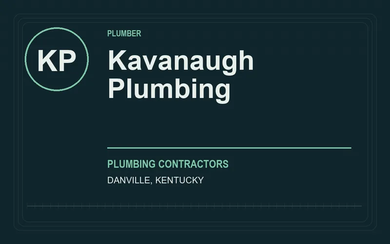Kavanaugh Plumbing in Danville, Kentucky