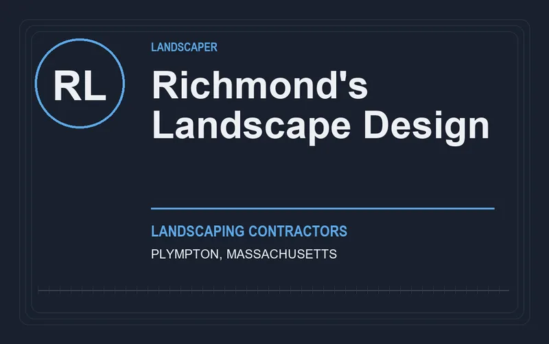Richmond's Landscape Design in Plympton, Massachusetts
