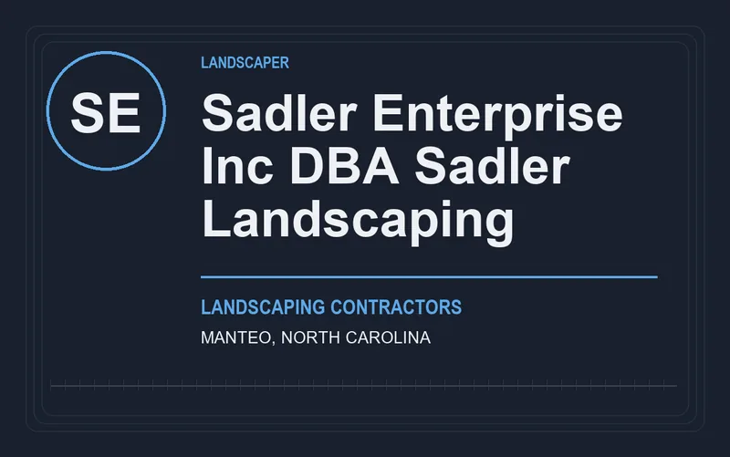 Sadler Enterprise Inc dba Sadler Landscaping in Manteo, North Carolina
