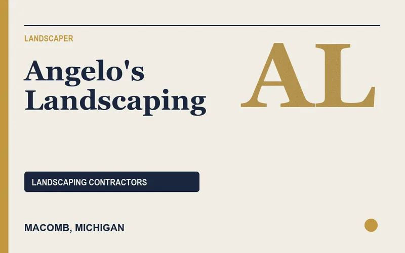 Angelo's Landscaping in Macomb, Michigan