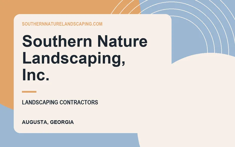 Southern Nature Landscaping, Inc. in Augusta, Georgia