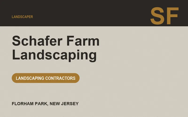 Schafer Farm Landscaping in Florham Park, New Jersey