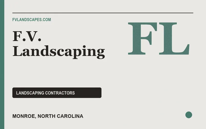 F.V. Landscaping in Monroe, North Carolina