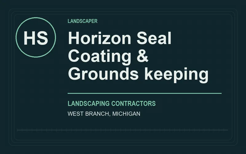 Horizon Seal Coating & Grounds keeping in West Branch, Michigan