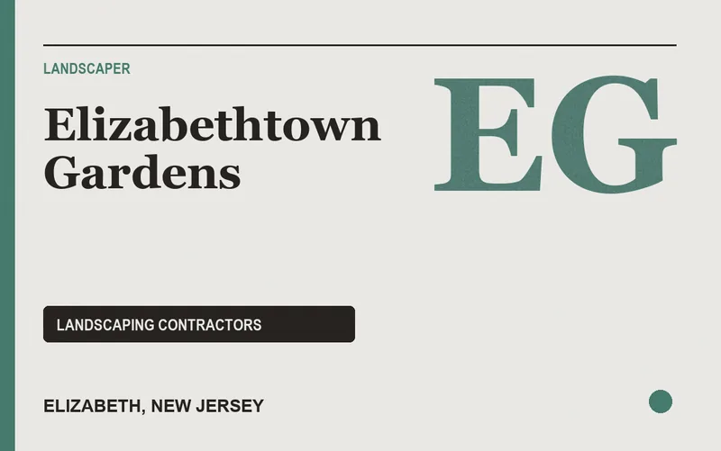 Elizabethtown Gardens in Elizabeth, New Jersey