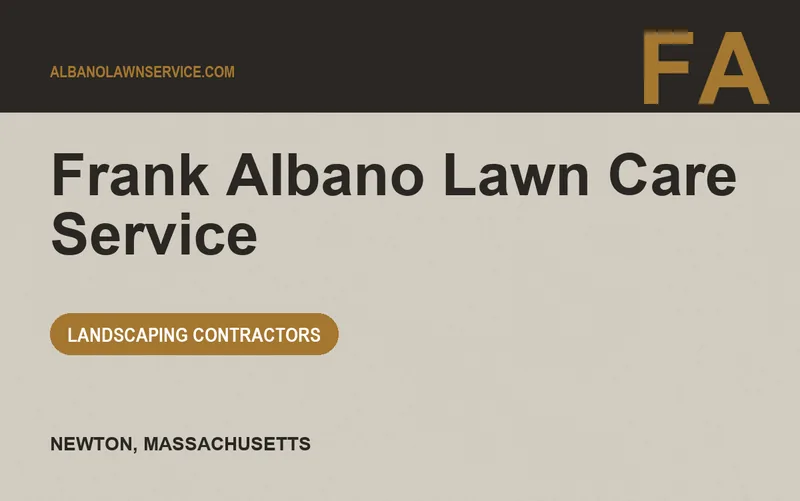 Frank Albano Lawn Care Service in Newton, Massachusetts
