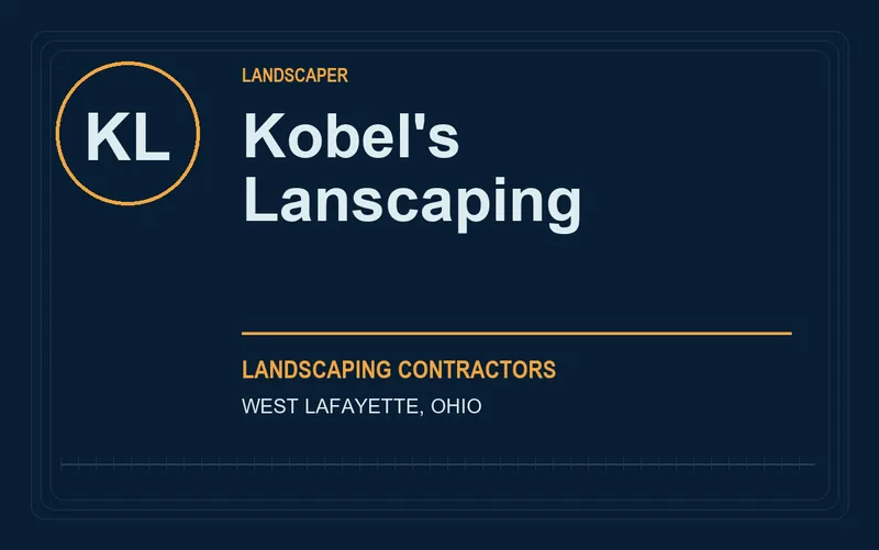 Kobel's Lanscaping in West Lafayette, Ohio