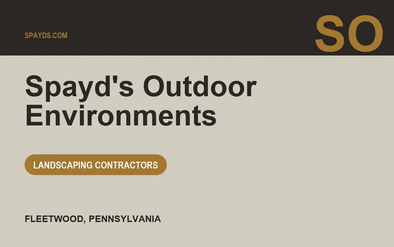 Spayd's Outdoor Environments in Fleetwood, Pennsylvania
