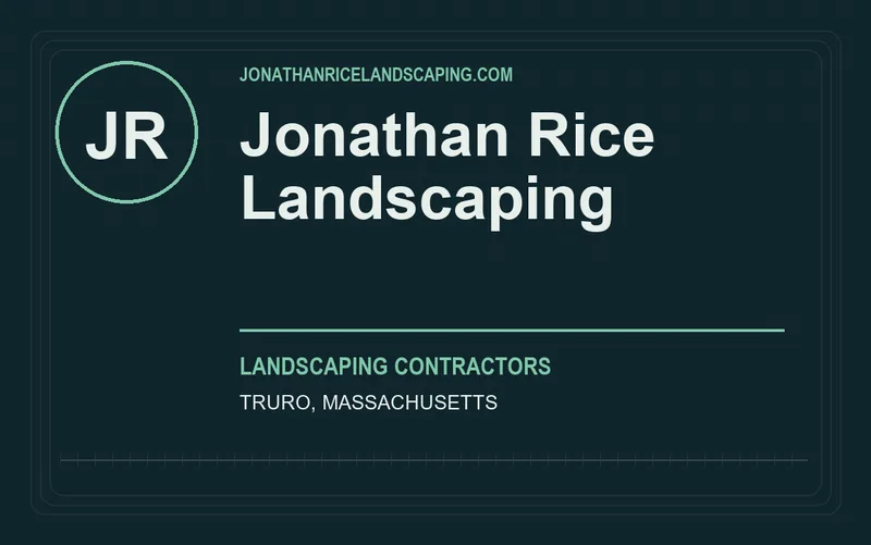 Jonathan Rice Landscaping in Truro, Massachusetts