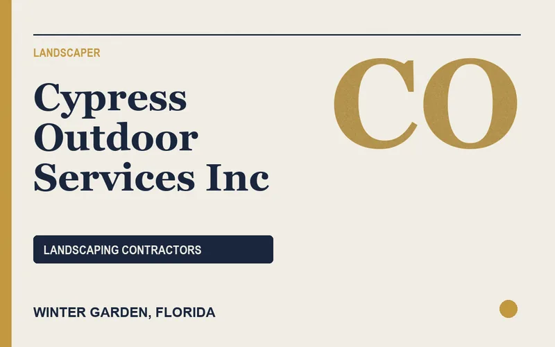 Cypress Outdoor Services Inc in Winter Garden, Florida
