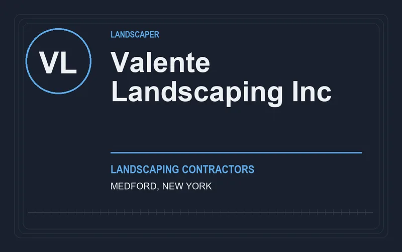 Valente Landscaping Inc in Medford, New York