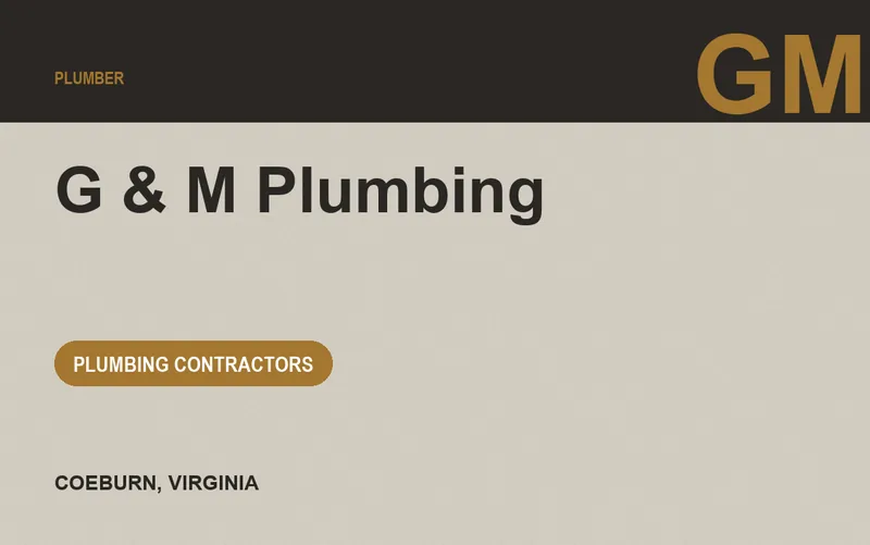G & M Plumbing in Coeburn, Virginia