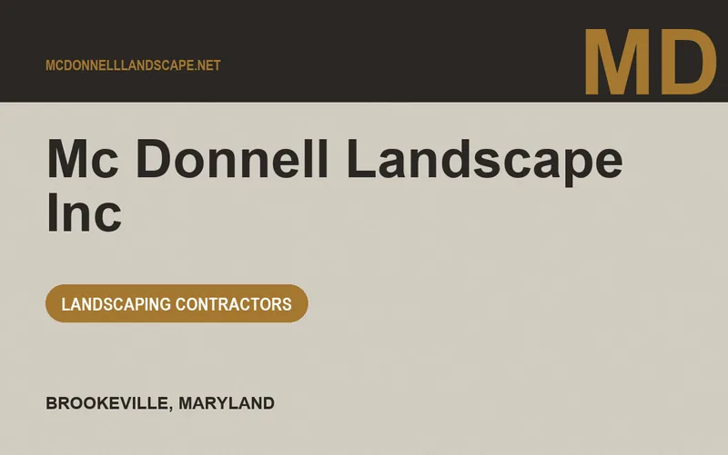 Mc Donnell Landscape Inc in Brookeville, Maryland