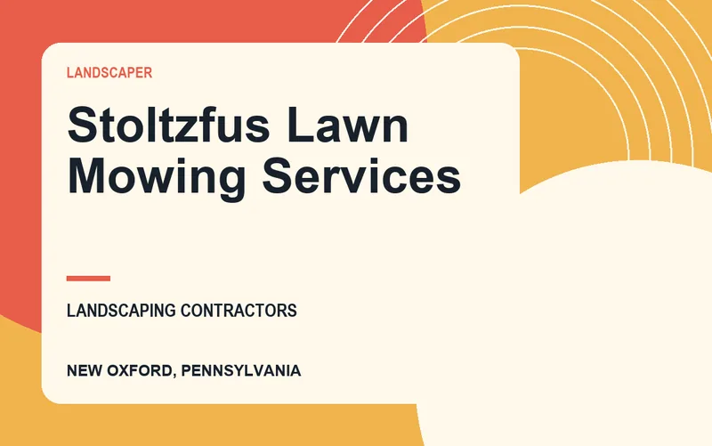 Stoltzfus Lawn Mowing Services in New Oxford, Pennsylvania