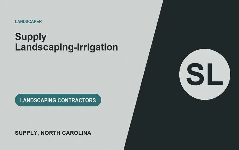 Supply Landscaping-Irrigation in Supply, North Carolina