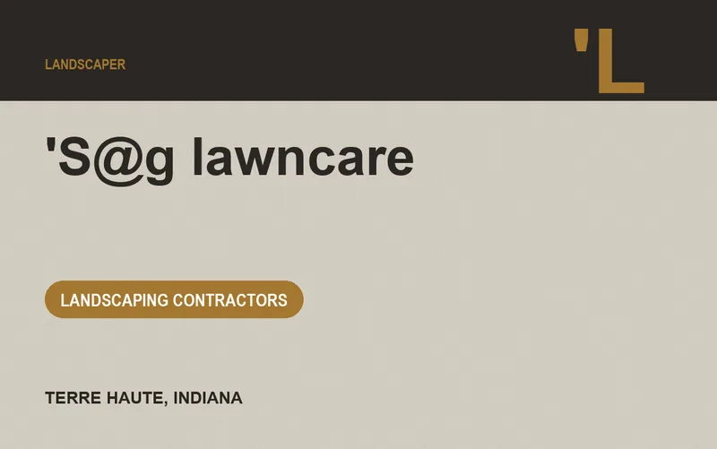'S@g lawncare in Terre Haute, Indiana