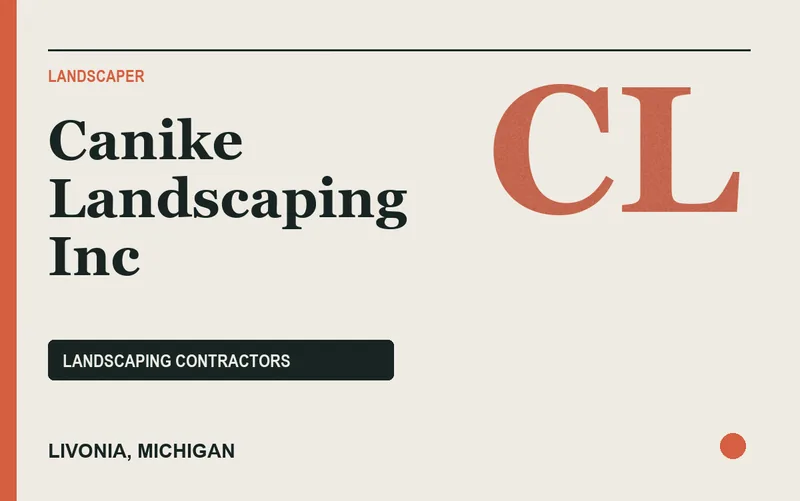 Canike Landscaping Inc in Livonia, Michigan