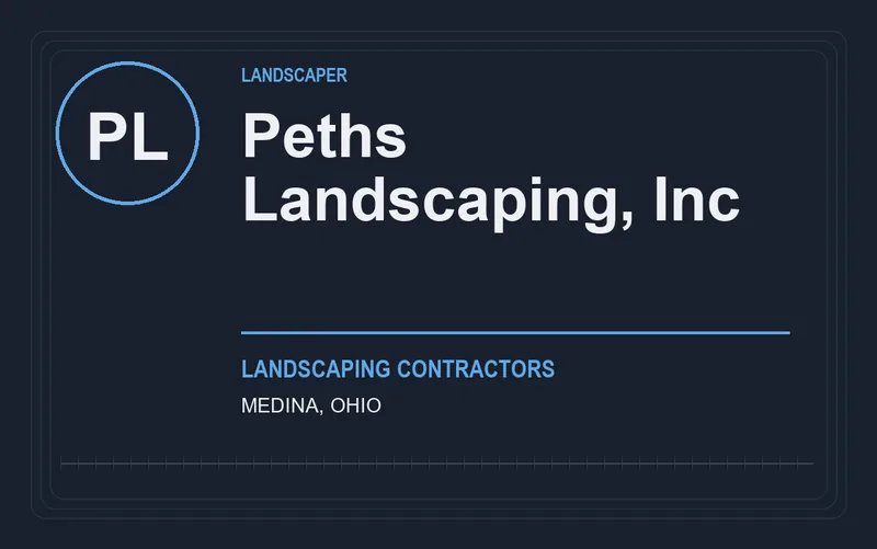 Peths Landscaping, Inc in Medina, Ohio