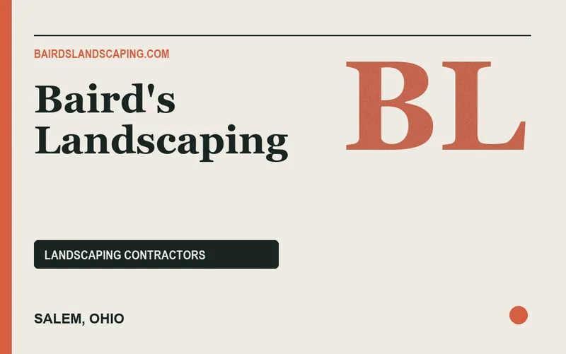Baird's Landscaping in Salem, Ohio