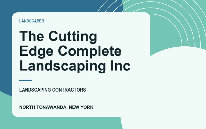 The Cutting Edge Complete Landscaping Inc in North Tonawanda, New York