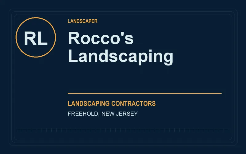 Rocco's Landscaping in Freehold, New Jersey