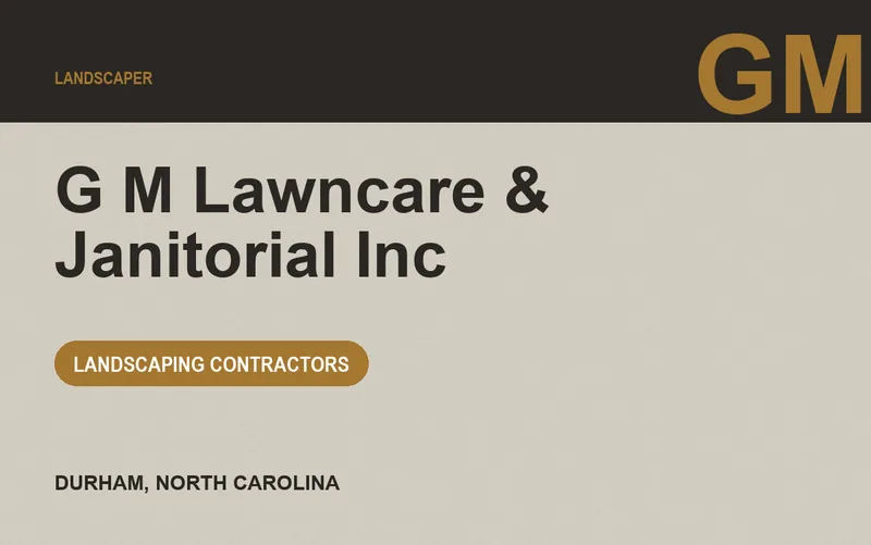 G M Lawncare & Janitorial Inc in Durham, North Carolina