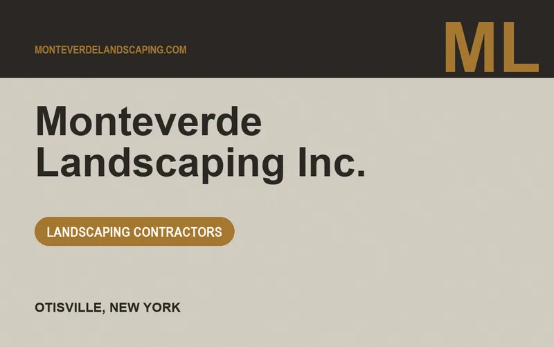 Monteverde Landscaping Inc. in Otisville, New York