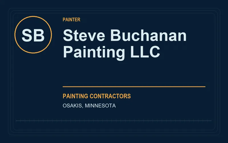 Steve Buchanan Painting LLC in Osakis, Minnesota
