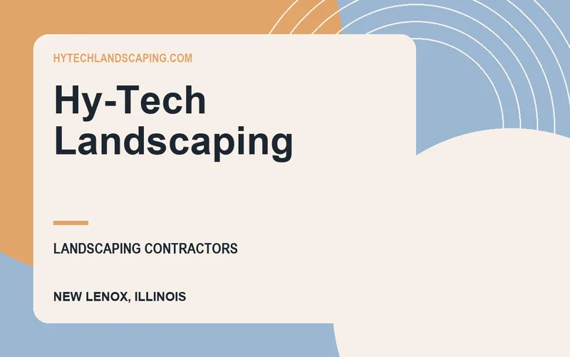 Hy-Tech Landscaping in New Lenox, Illinois
