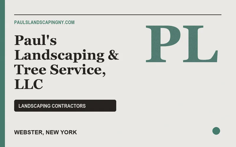 Paul's Landscaping & Tree Service, LLC in Webster, New York