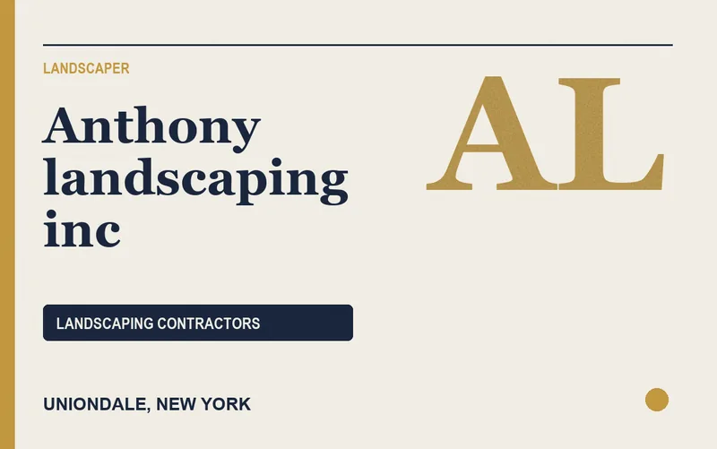 Anthony landscaping inc in Uniondale, New York
