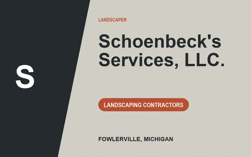 Schoenbeck's Services, LLC. in Fowlerville, Michigan