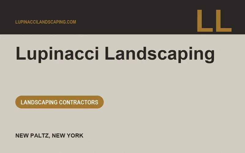 Lupinacci Landscaping in New Paltz, New York