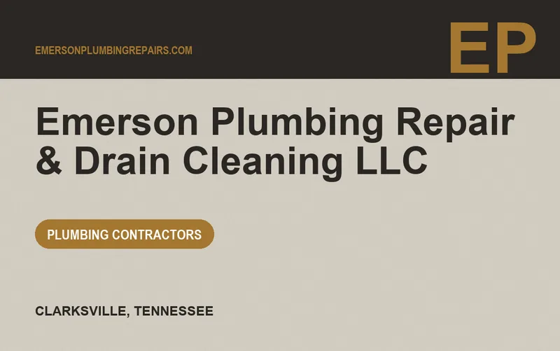 Emerson Plumbing Repair & Drain Cleaning LLC in Clarksville, Tennessee