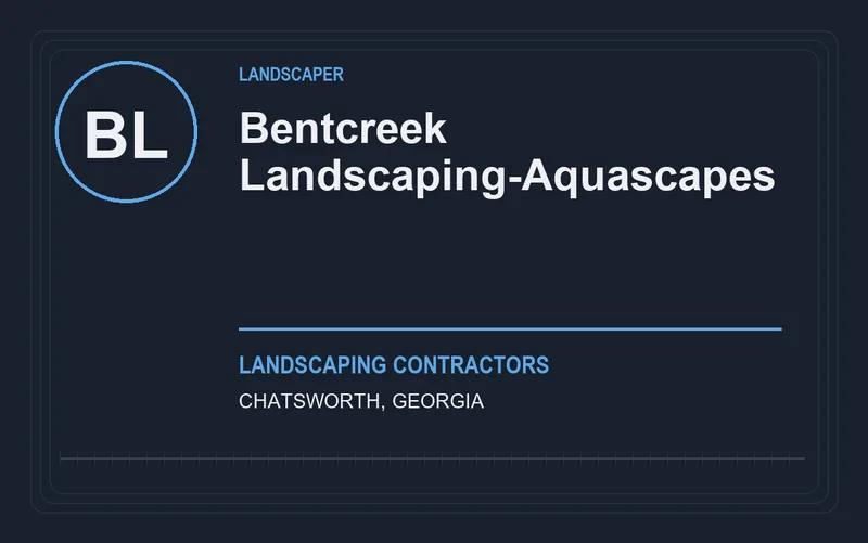 Bentcreek Landscaping-Aquascapes in Chatsworth, Georgia