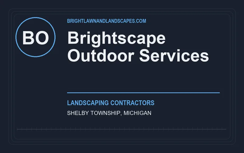 BRIGHTSCAPE OUTDOOR SERVICES in Shelby Township, Michigan