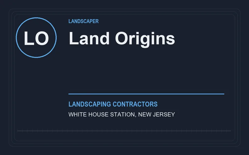 Land Origins in White House Station, New Jersey