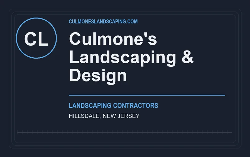 Culmone's Landscaping & Design in Hillsdale, New Jersey