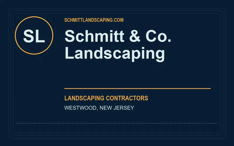 Schmitt & Co. Landscaping in Westwood, New Jersey