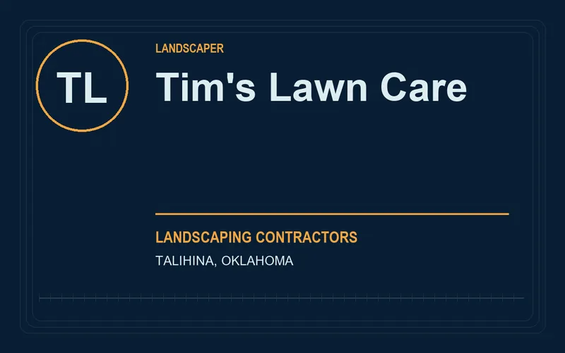 Tim's Lawn Care in Talihina, Oklahoma