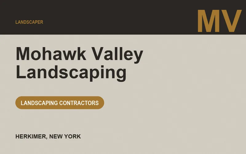 Mohawk Valley Landscaping in Herkimer, New York